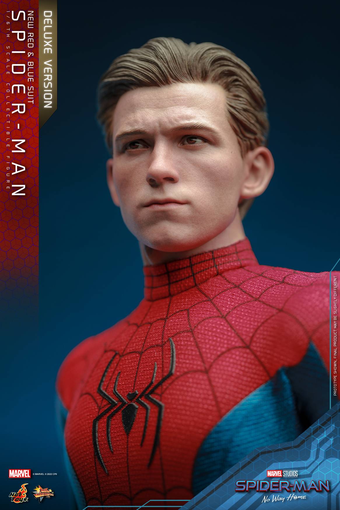 Spider Man New Red And Blue Suit Deluxe Version Hot Toys Mms Spider Man No Way Home