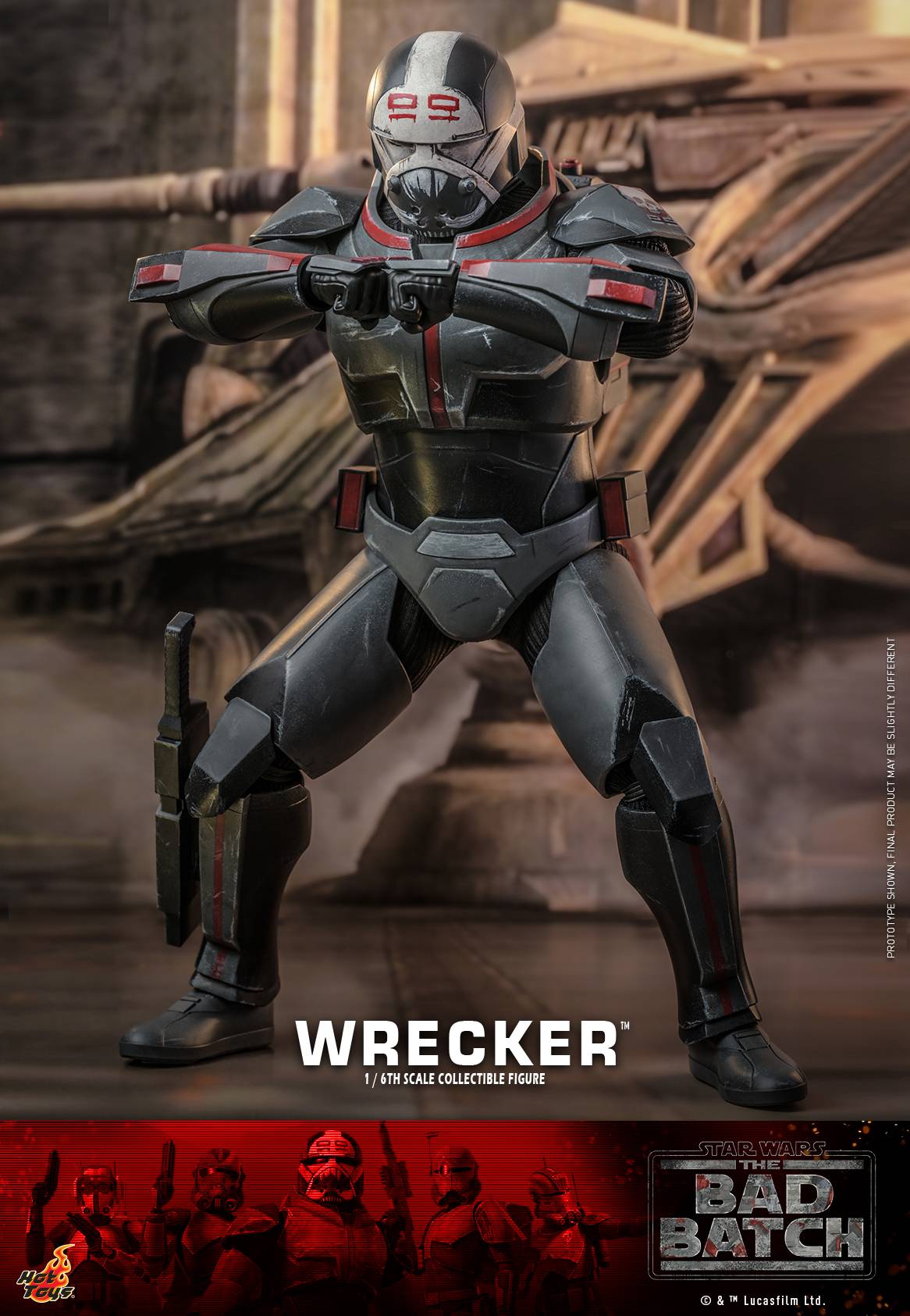 Wrecker Hot Toys Tms Star Wars The Bad Batch Th Scale Collectible Figure
