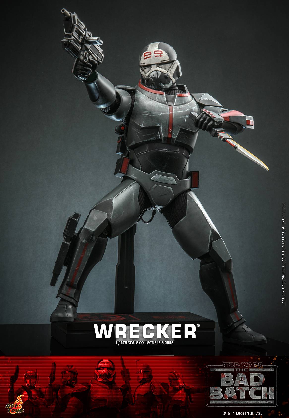Wrecker Hot Toys Tms Star Wars The Bad Batch Th Scale Collectible Figure