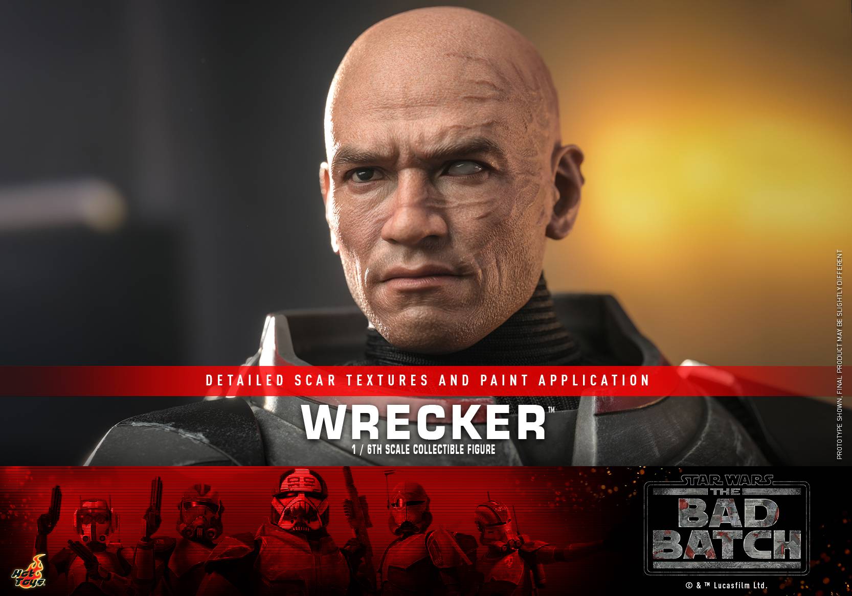 Wrecker Hot Toys Tms Star Wars The Bad Batch Th Scale Collectible Figure