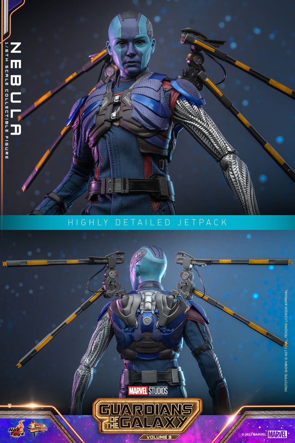 Nebula Hot Toys Mms Guardians Of The Galaxy Vol Th Scale Collectible Figure