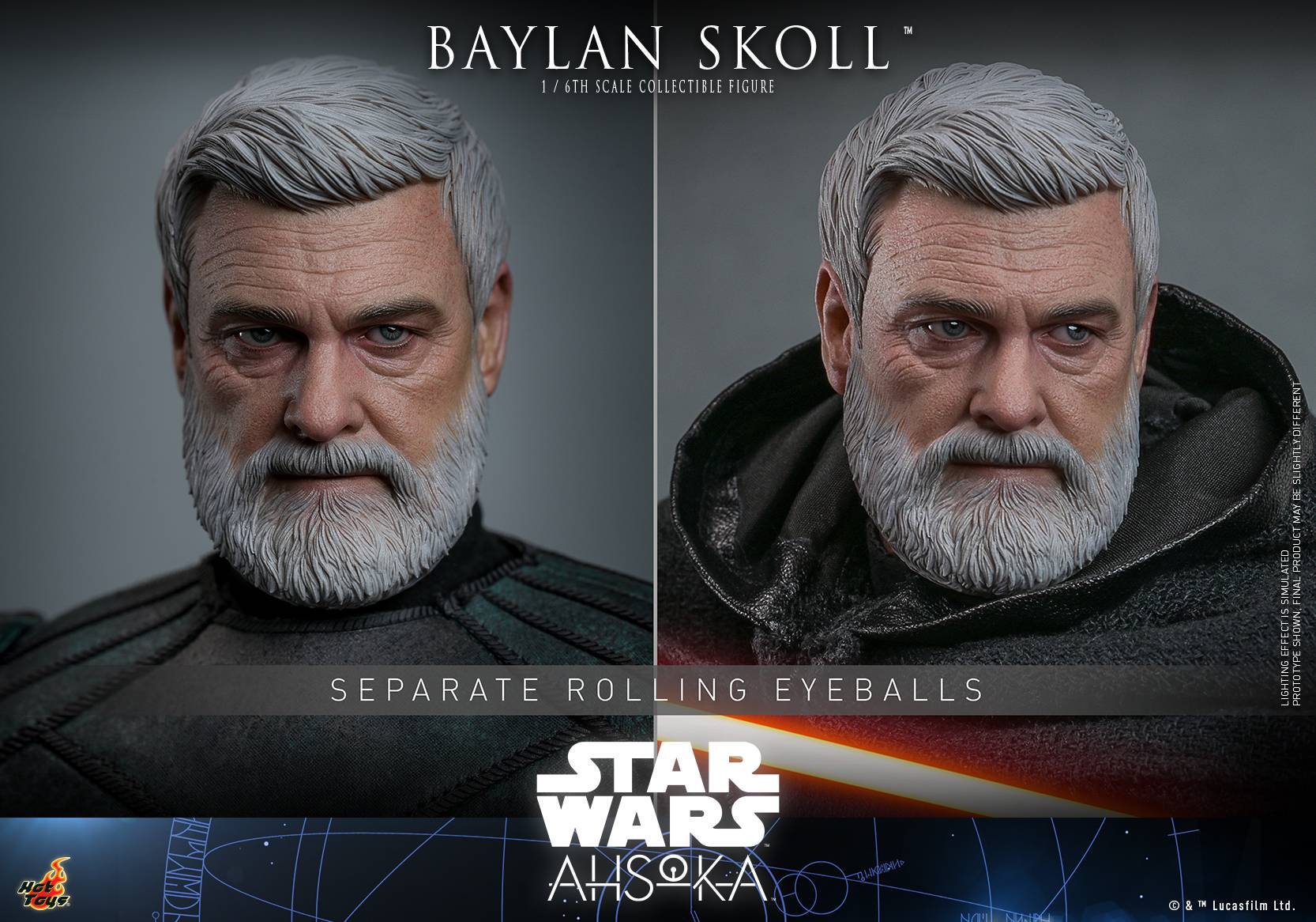 Baylan Skoll Hot Toys Tms Th Scale Star Wars Ahsokacollectible Figure