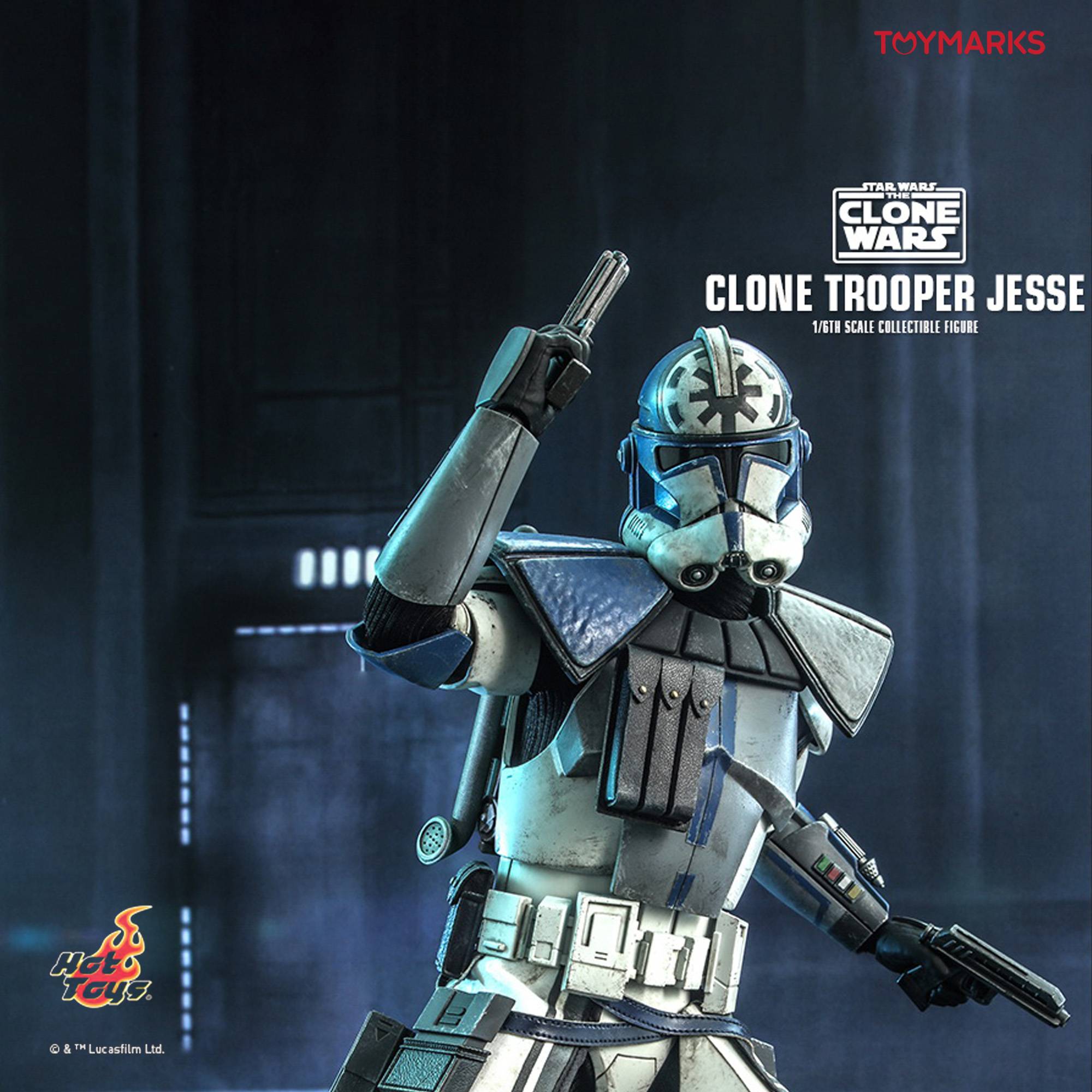 Clone Trooper Jesse Hot Toys Tms Star Wars The Clone Wars Th Scale Collectible Figure
