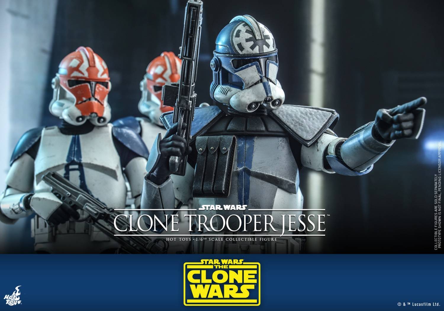 Clone Trooper Jesse Hot Toys Tms Star Wars The Clone Wars Th Scale Collectible Figure