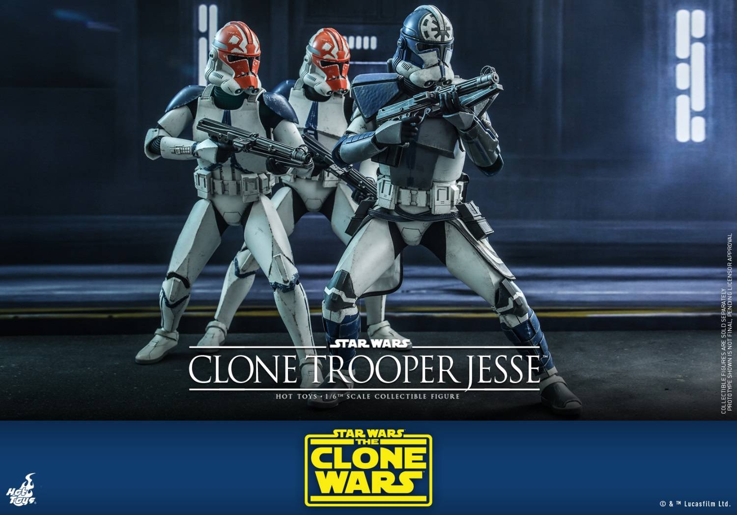 Clone Trooper Jesse Hot Toys Tms Star Wars The Clone Wars Th Scale Collectible Figure