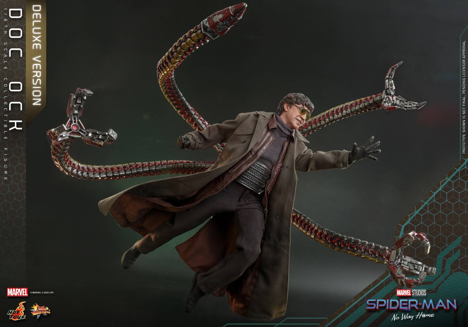 Doc Ock Deluxe Version Hot Toys MMS633 Spider Man No Way Home 1 6th Scale Collectible Figure