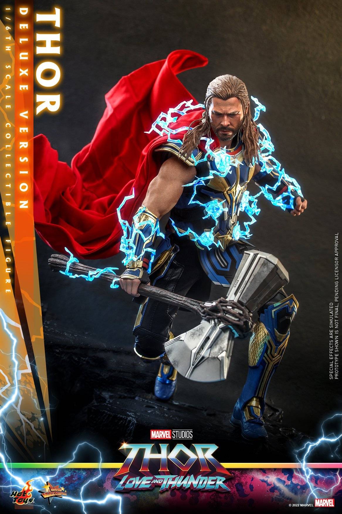 Thor Deluxe Version Hot Toys MMS656 Thor Love And Thunder 1 6th Scale Collectible Figure