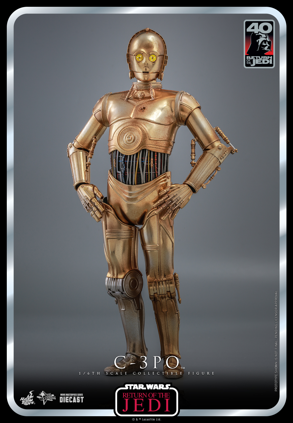 C Po Tm Hot Toys Mms D Star Wars Episode Vi Return Of The Jedi Th Scale Collectible Figure