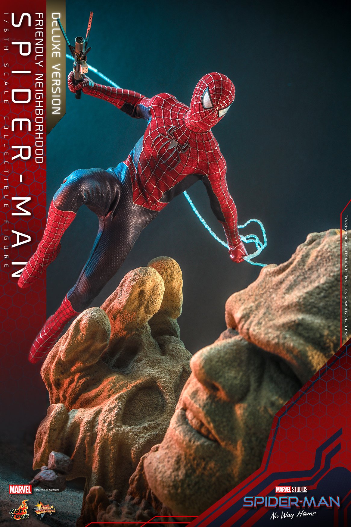 Friendly Neighborhood Spider Man Deluxe Version Hot Toys Mms Spider Man No Way Home Th