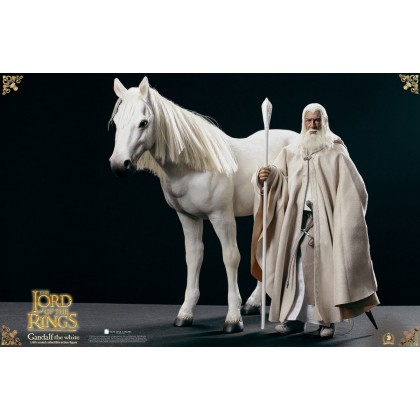 Gandalf the White & Shadow Fax - Asmus Toys LOTR003 1/6th scale