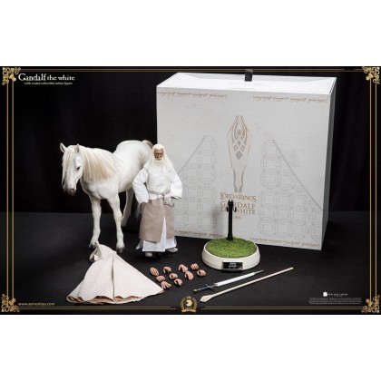 Gandalf the White & Shadow Fax - Asmus Toys LOTR003 1/6th scale