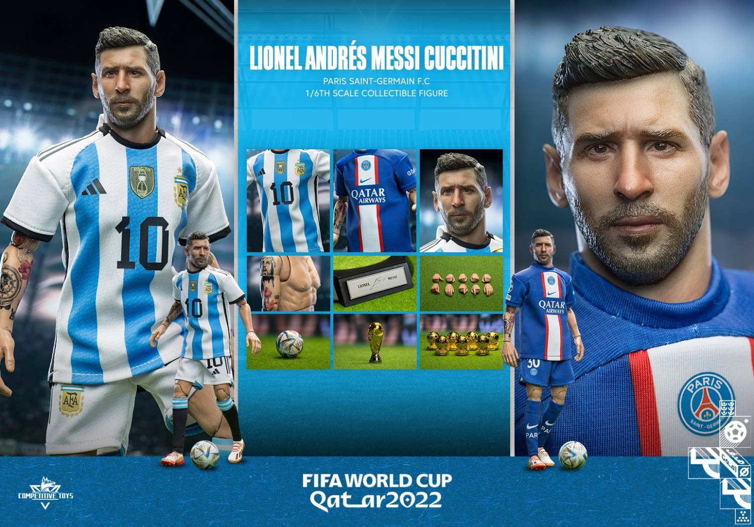 Lionel Messi Competitive Toys COM001 1/6th scale
