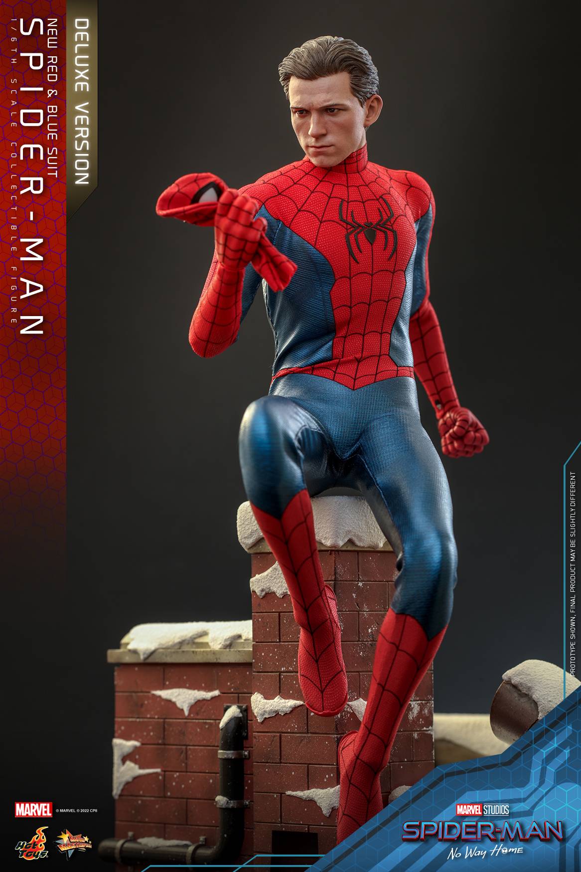 SpiderMan (New Red and Blue Suit) (Deluxe Version) Hot Toys MMS680