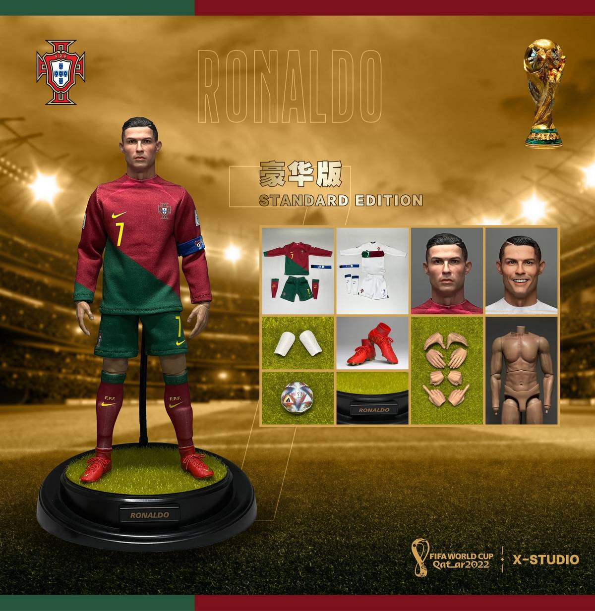 Cristiano Ronaldo (Deluxe Edition) X Studio CR7D 1/6th scale