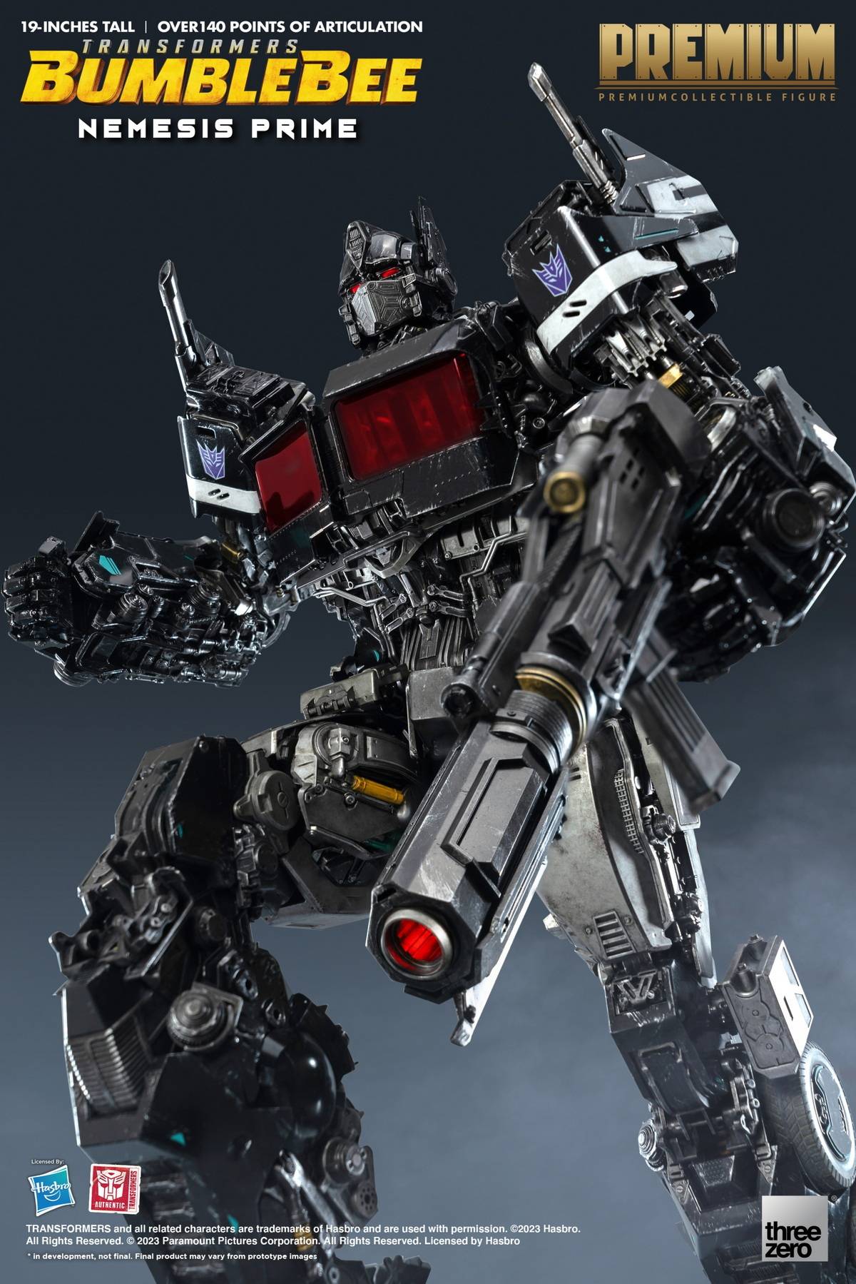 Nemesis Prime (Premium) ThreeZero Transformers Bumblebee Collectible