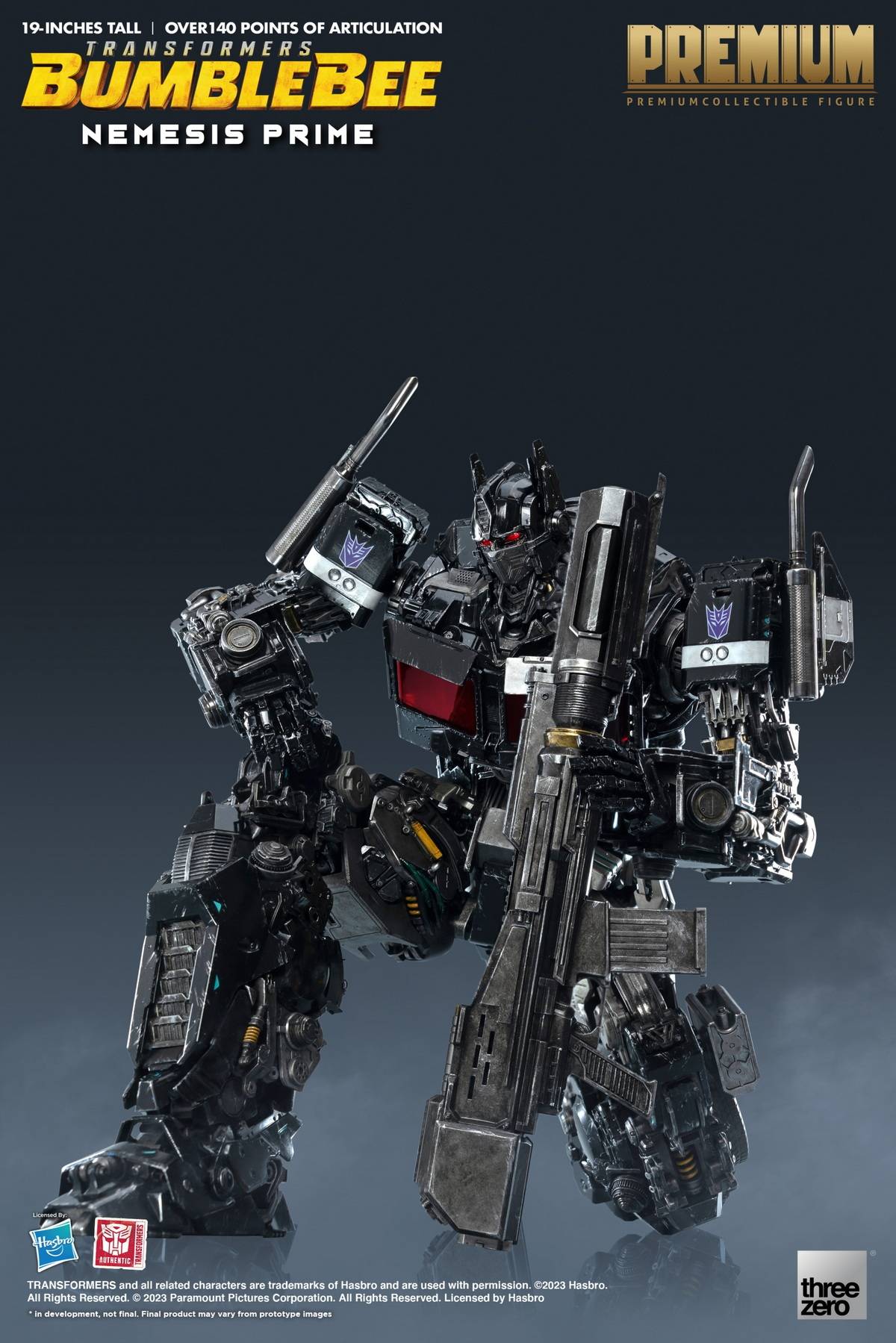 Nemesis Prime (Premium) ThreeZero Transformers Bumblebee Collectible