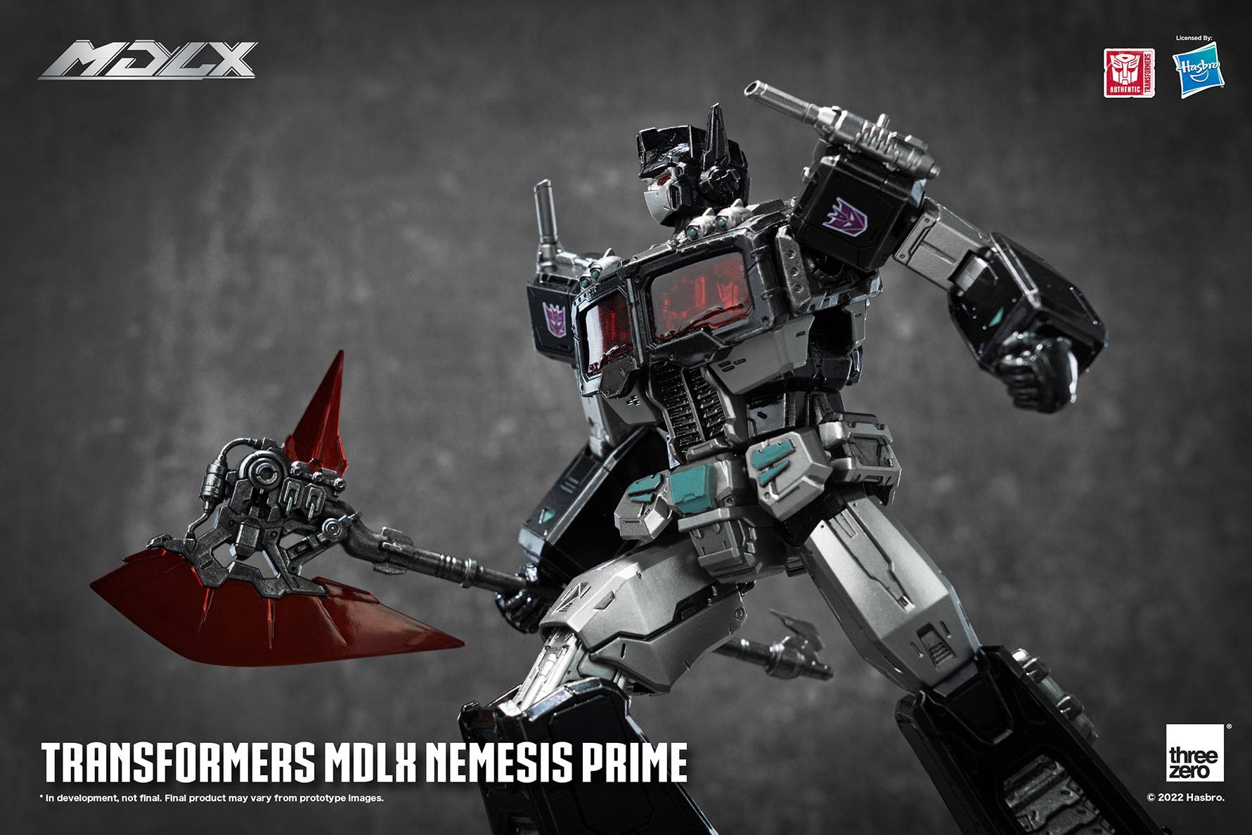 Nemesis Prime (MDLX) ThreeZero Transformers Articulated Collectible