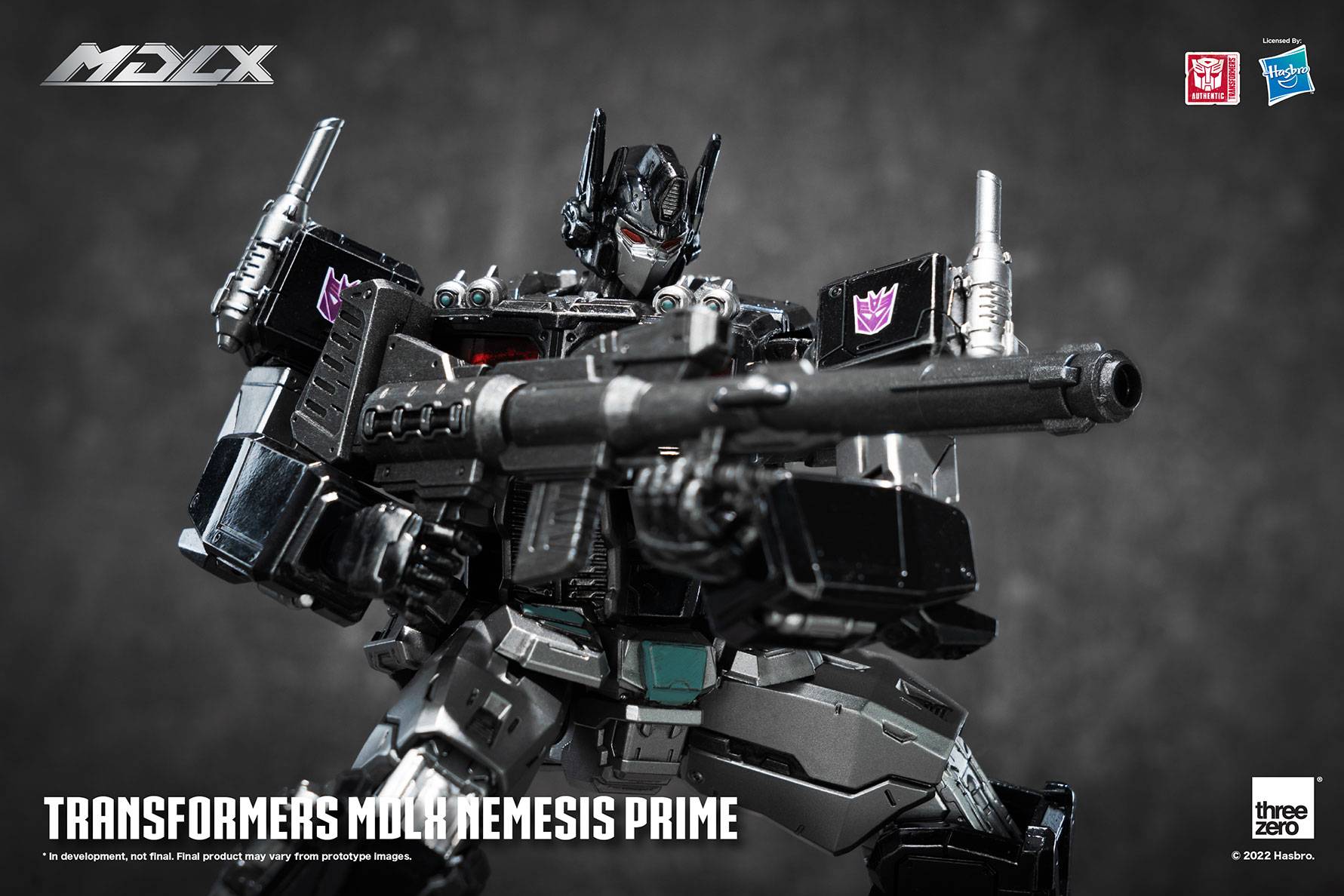 Nemesis Prime (MDLX) ThreeZero Transformers Articulated Collectible