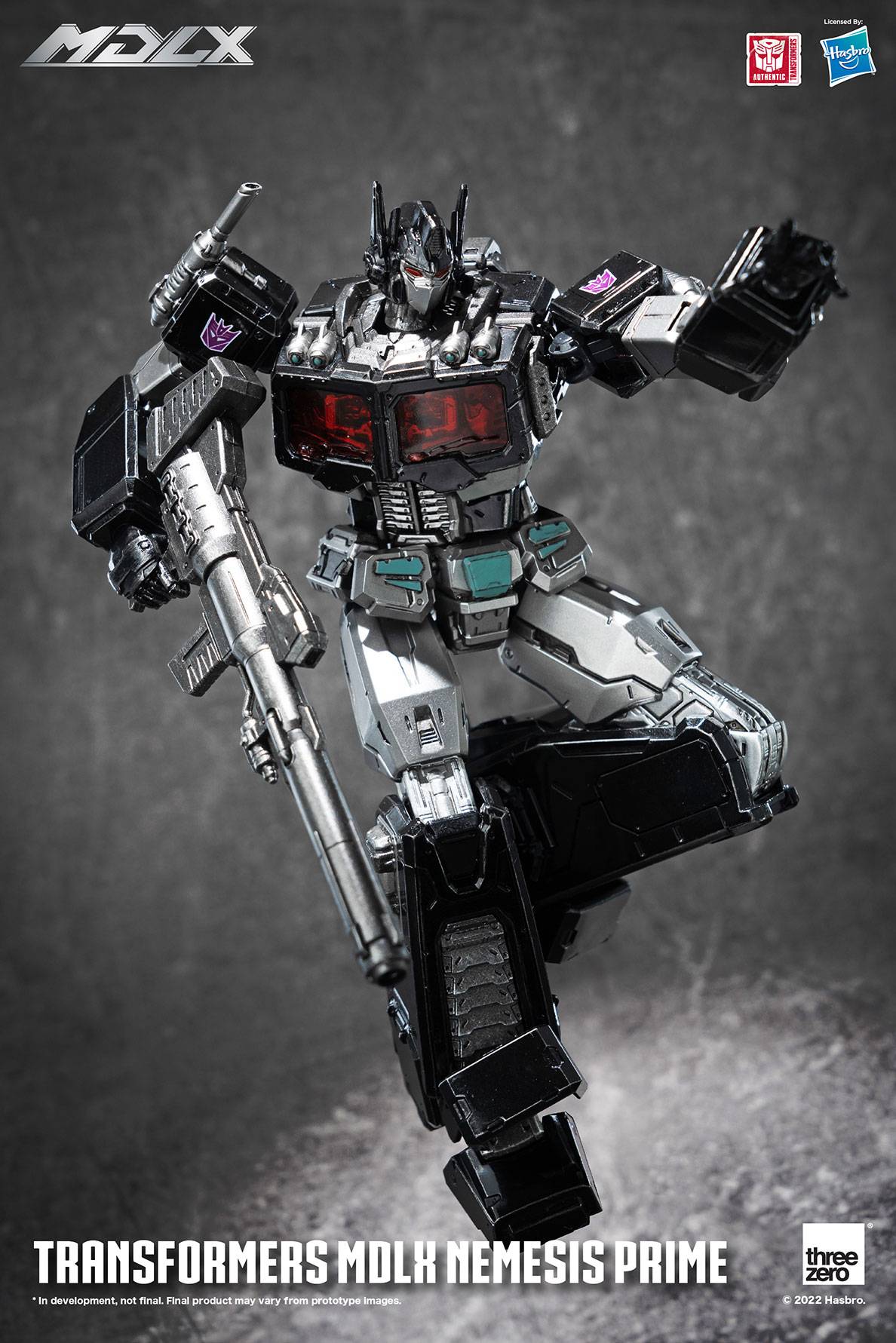 Nemesis Prime (MDLX) ThreeZero Transformers Articulated Collectible