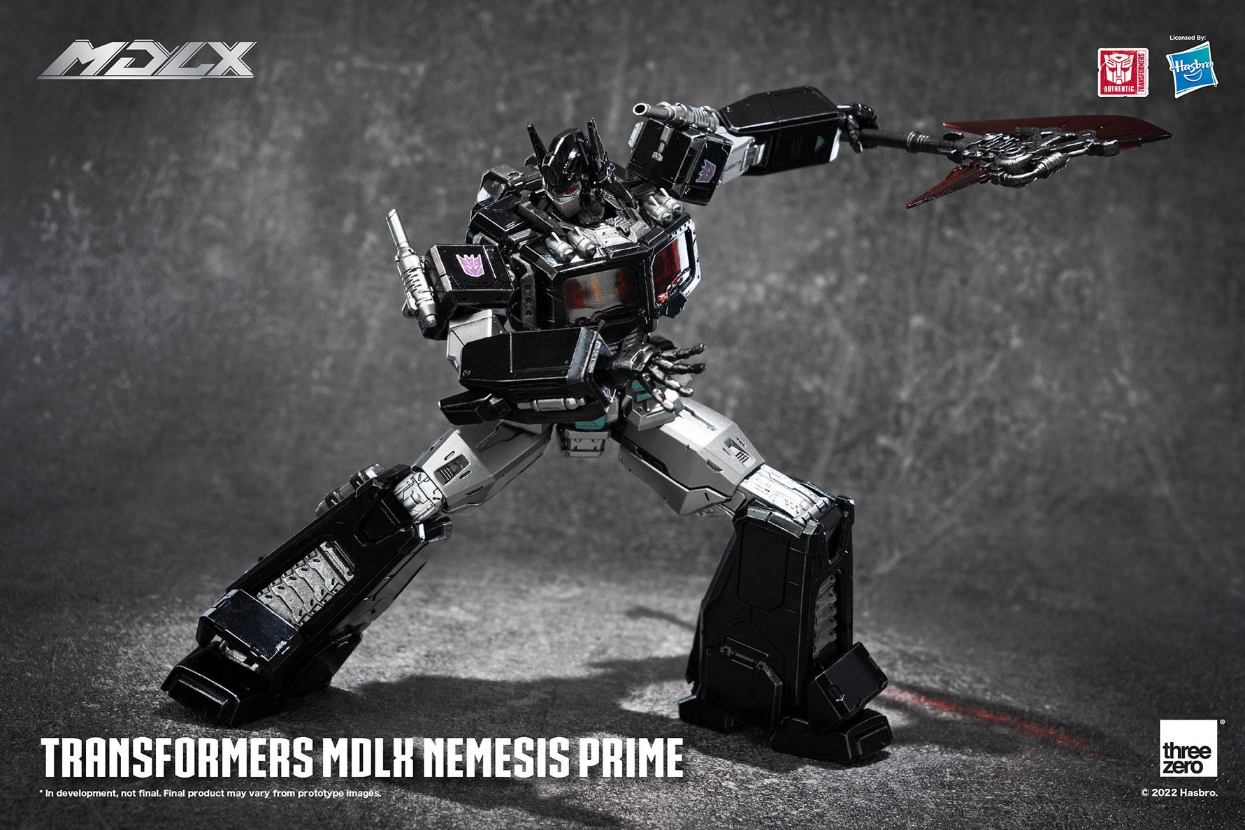 Nemesis Prime (MDLX) ThreeZero Transformers Articulated Collectible