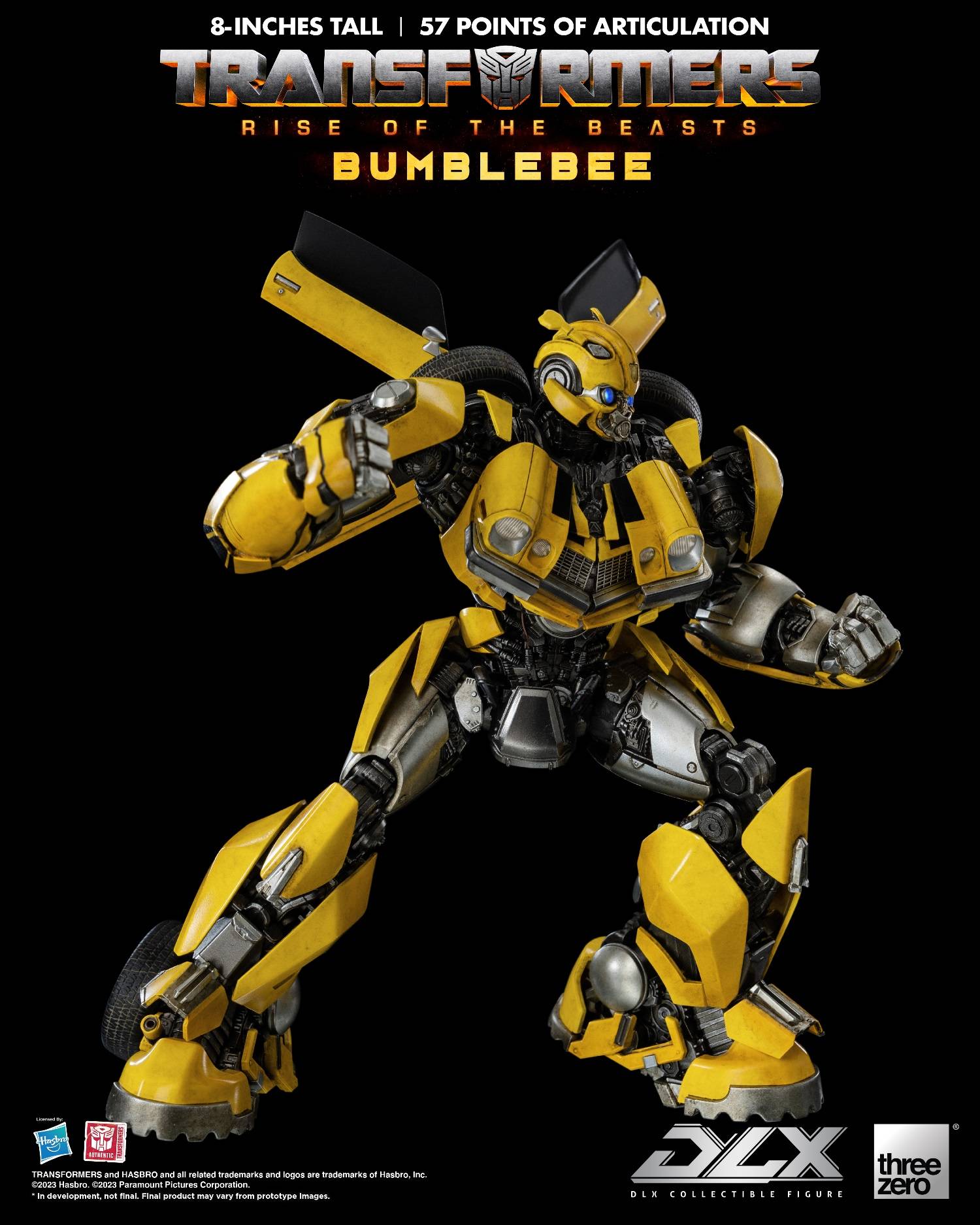 Bumblebee (DLX) ThreeZero 3Z05630W0 Transformers Rise of the Beasts