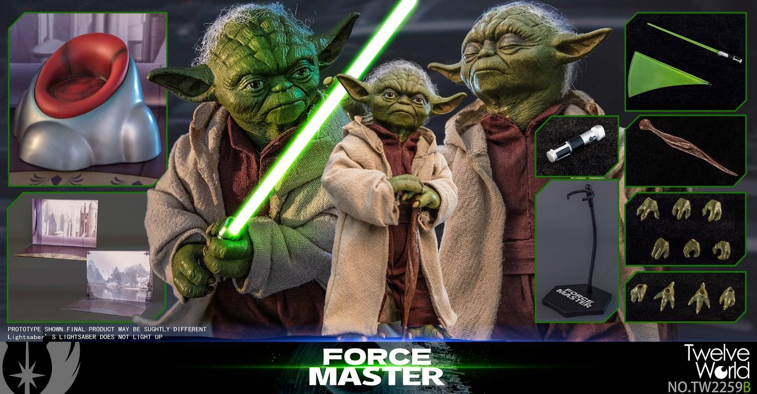 Jedi Master Force Elder (Deluxe Edition) TWToys TW2259B 1/6th scale
