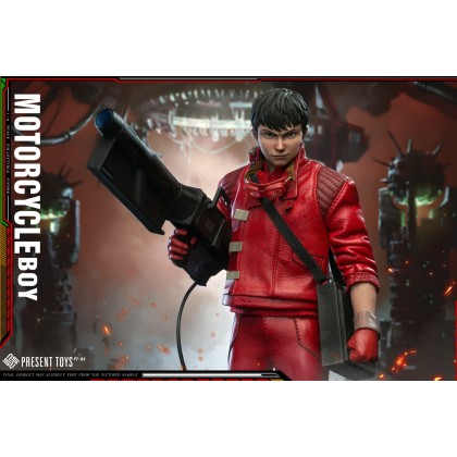 PRESENT TOYS MOTORCYCLE BOY 1/6フィギュア Present Toys (PT-SP64) 1/6 Scale Motorcycle Boy Figure