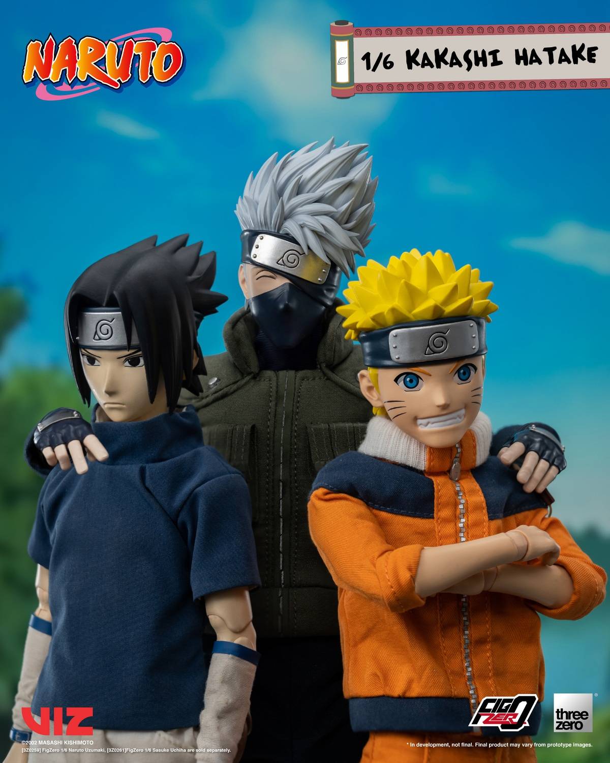 Kakashi Hatake - ThreeZero 3Z02620W0 FigZero 1/6th Scale Naruto