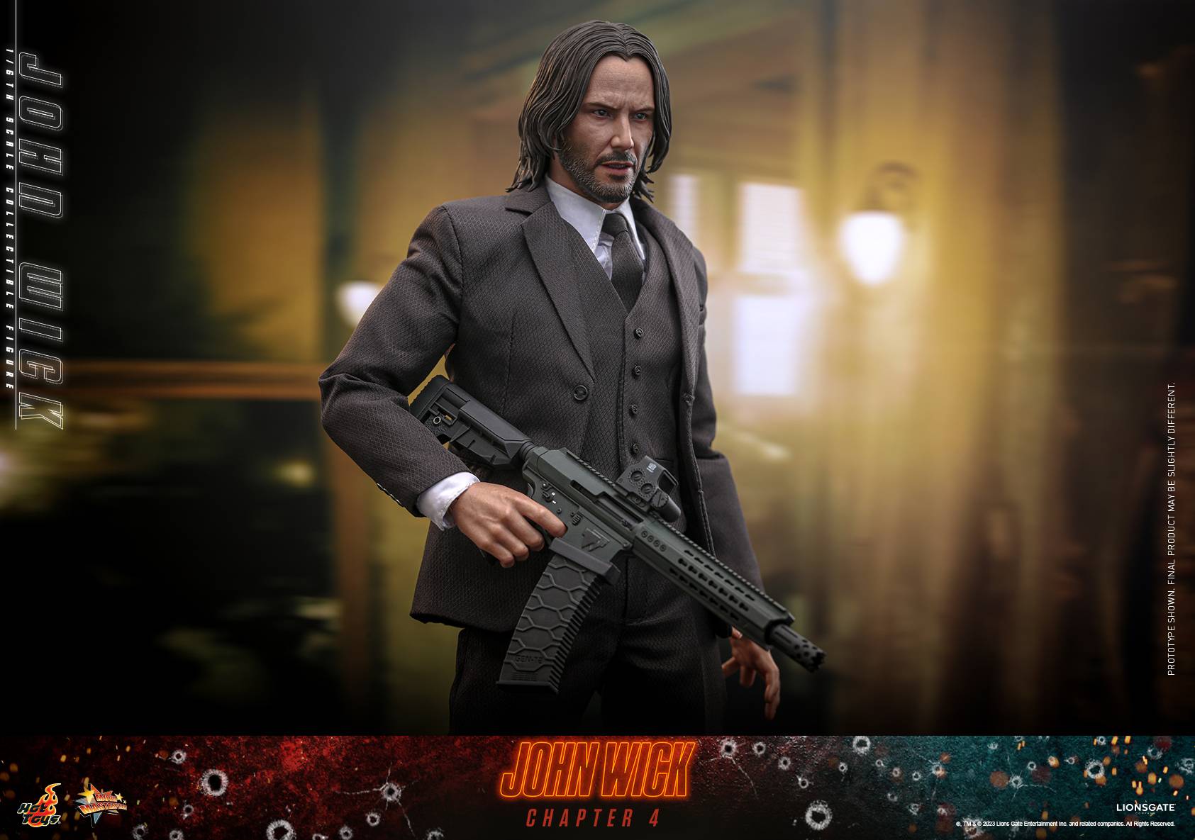 John Wick Hot Toys MMS729 John Wick Chapter 4 1/6th scale Collectible Figure
