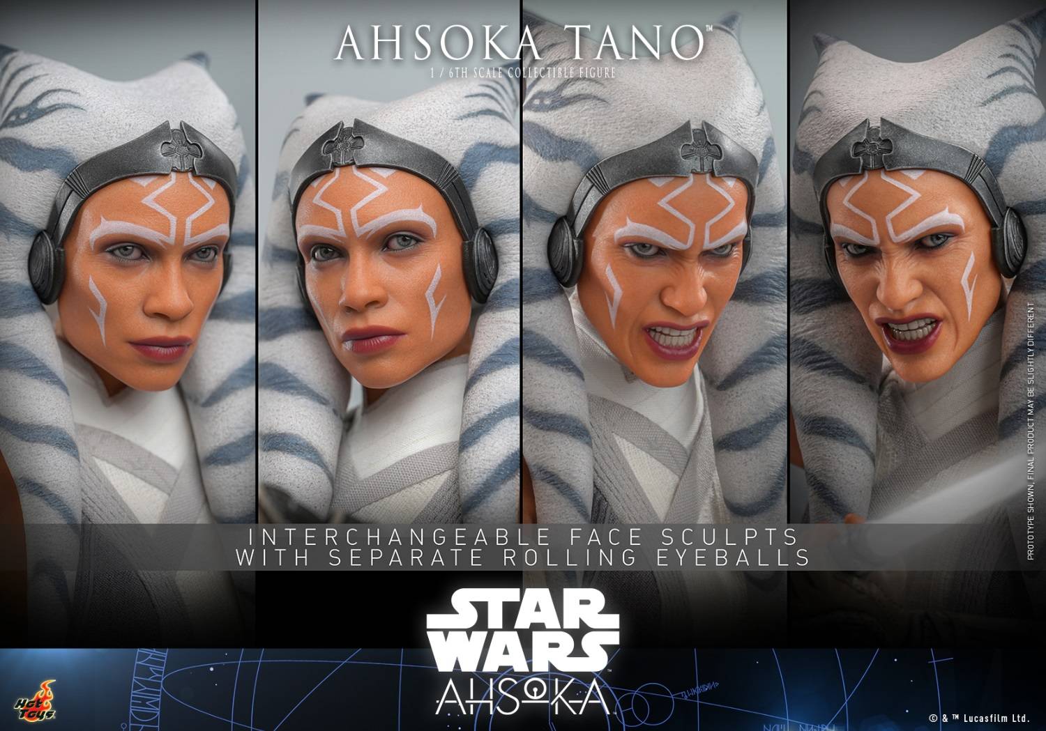 Ahsoka Tano - Hot Toys TMS118 Star Wars Ahsoka 1/6th scale Collectible ...