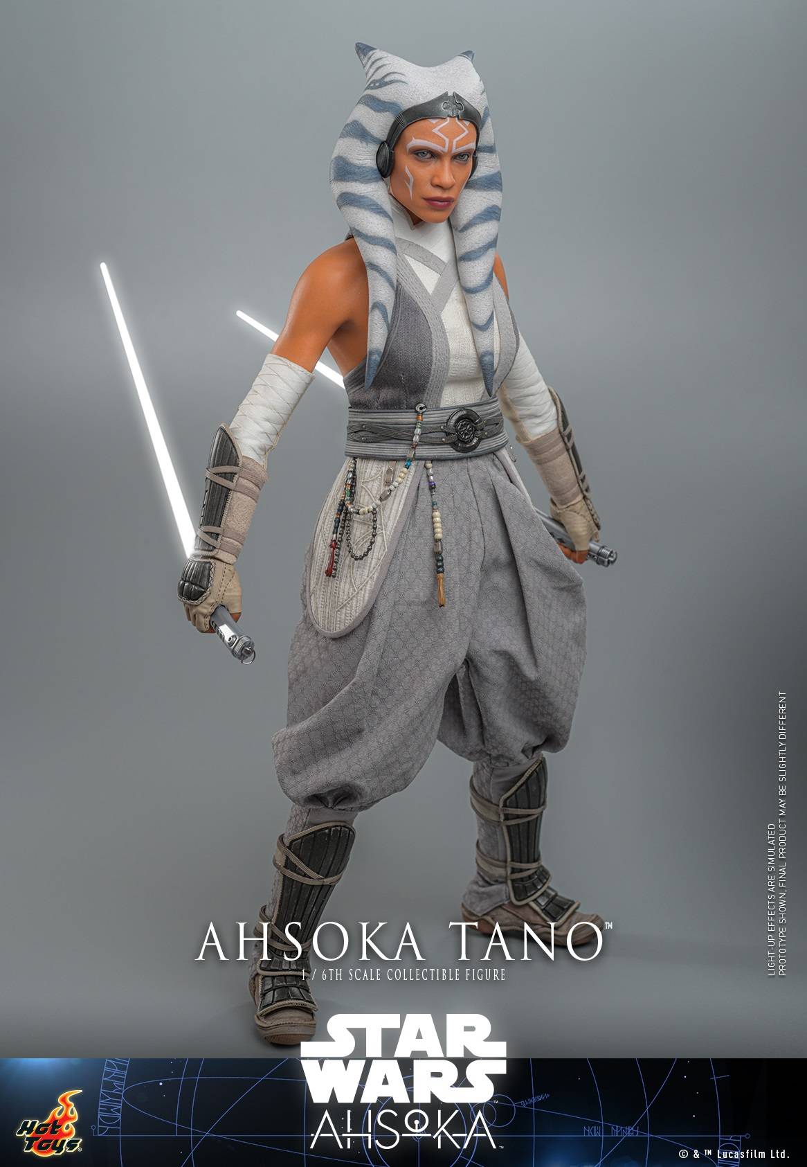 Ahsoka Tano Hot Toys TMS118 Star Wars Ahsoka 1/6th scale Collectible