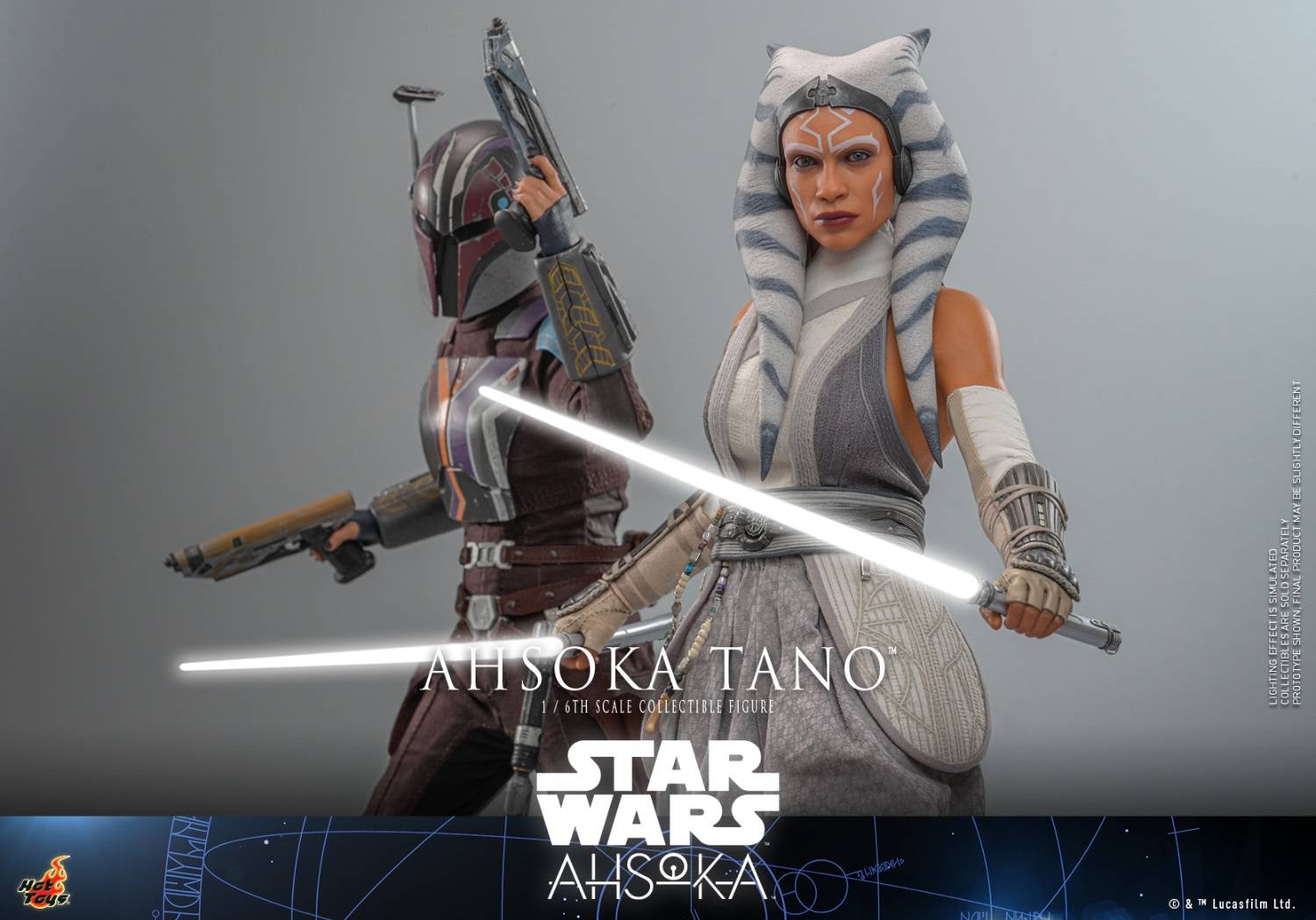 Ahsoka Tano Hot Toys TMS118 Star Wars Ahsoka 1/6th scale Collectible