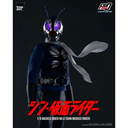 ThreeZero 3Z04890W0 1/6th scale FigZero Masked Rider No.0
