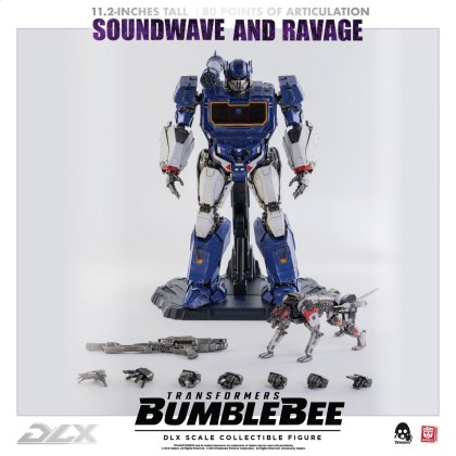 Soundwave and Ravage (DLX)(Reissue) - ThreeZero 3Z01600W0