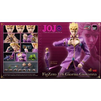 JOJO① threezero 3Z0657 1/6 Scale JOJO's Bizarre Adventure Giorno Giovanna