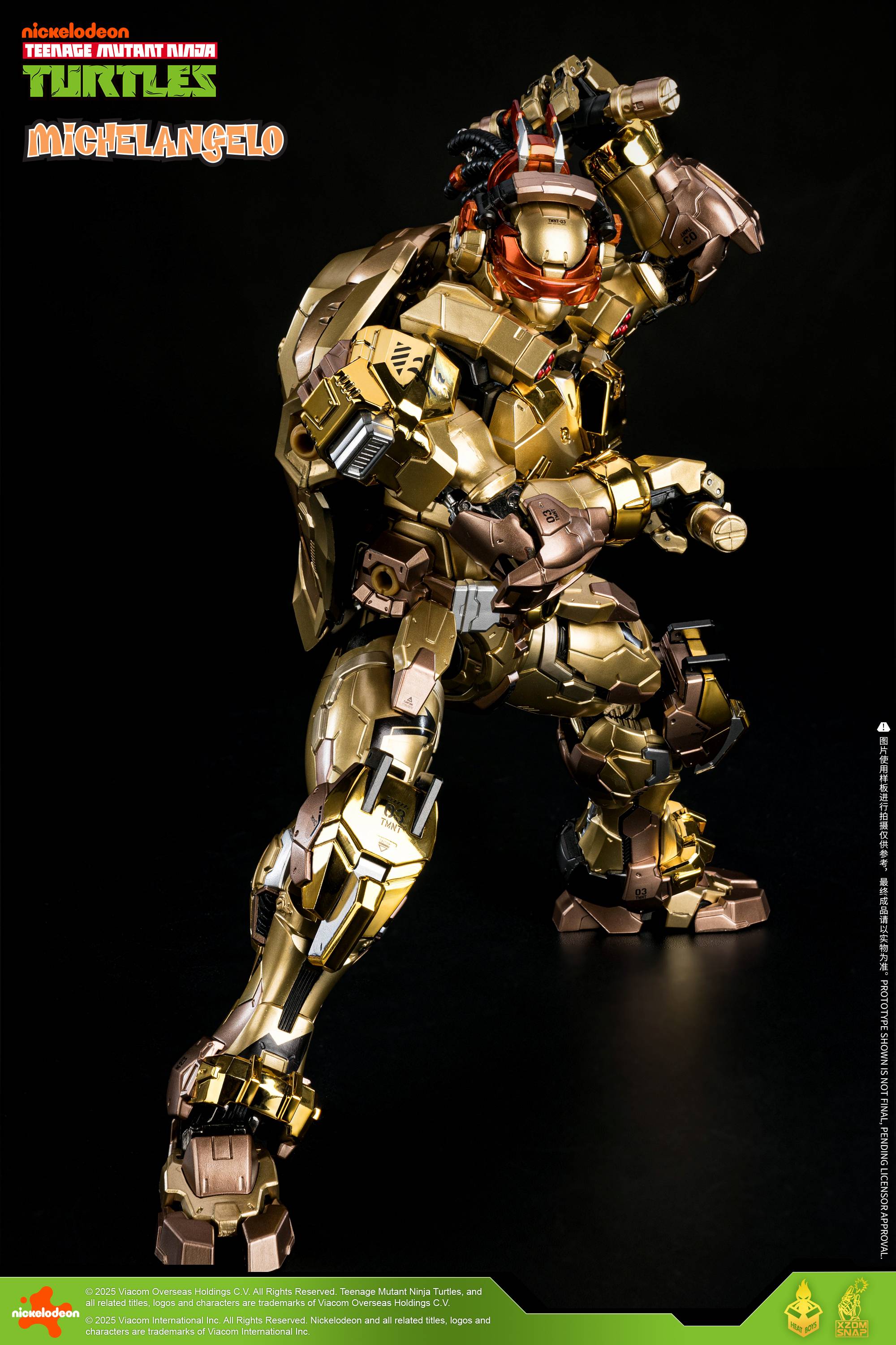 Heatboys HB0092 Teenage Mutant Ninja Turtles Michelangleo