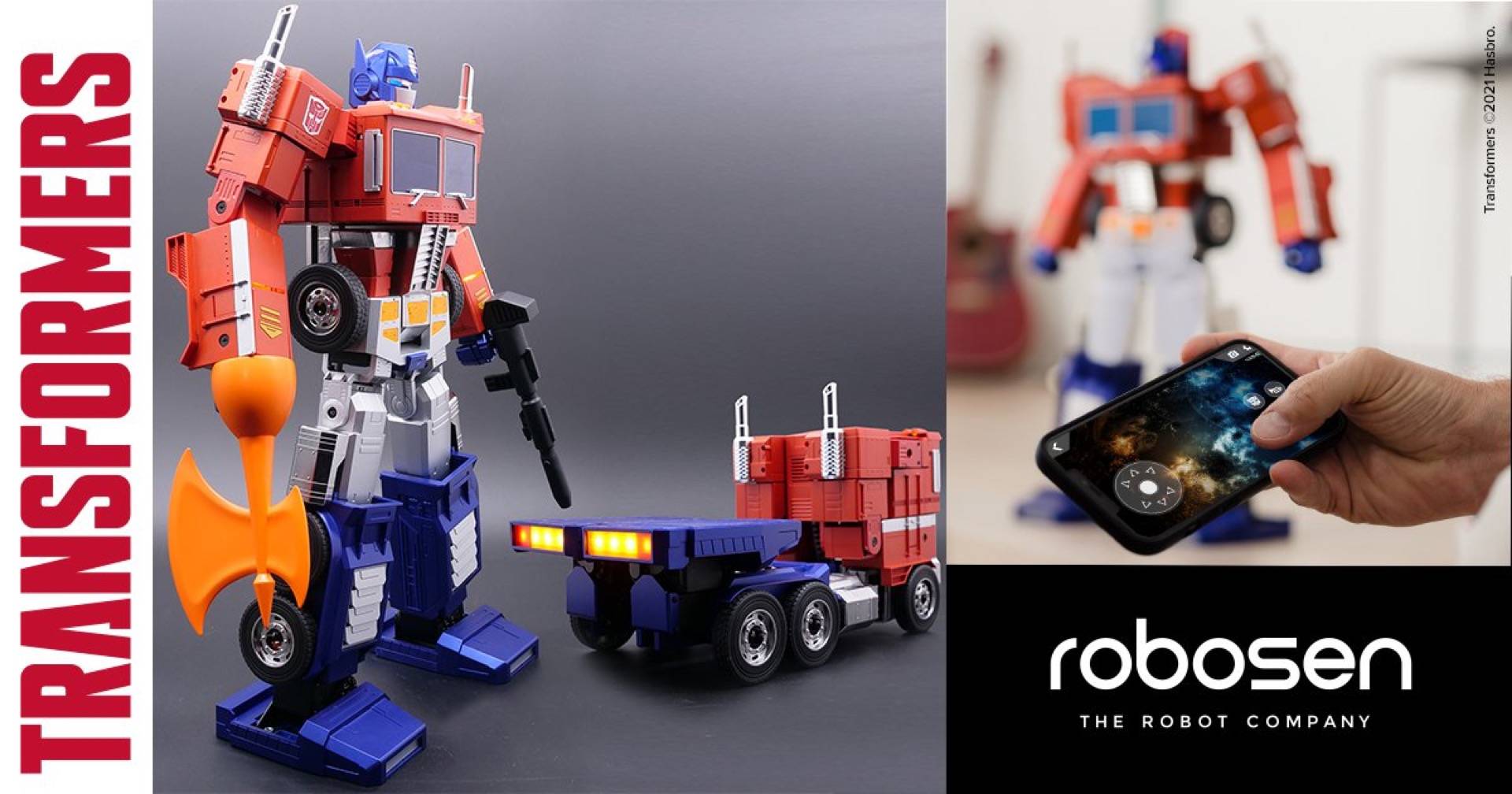 Optimus Prime Robosen Transformers AutoConverting Programmable Robot