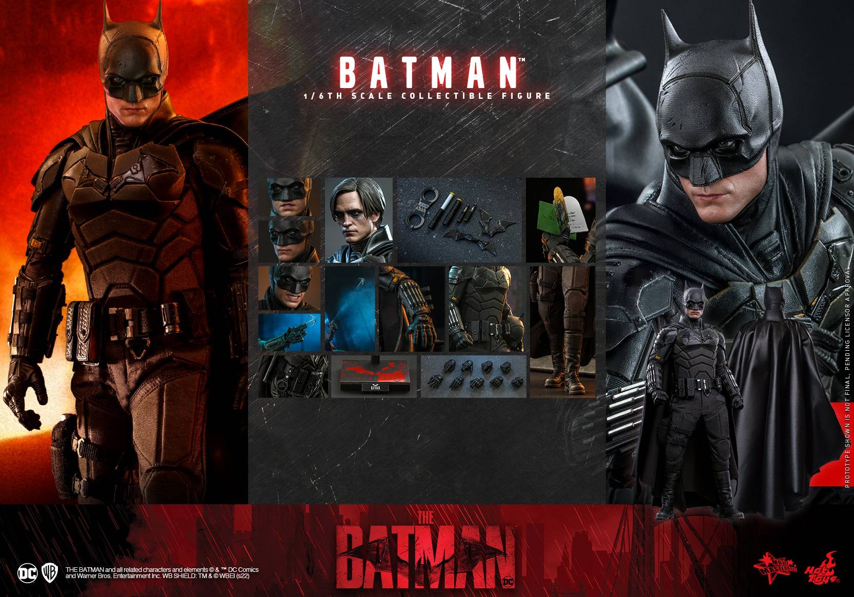 Batman Hot Toys MMS638 The Batman 1/6th scale Collectible Figure