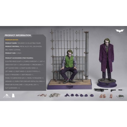 Queen Studios × INART ジョーカー 1/6 Queen Studios X INART 1/6 Joker Action Figure Standard Ver