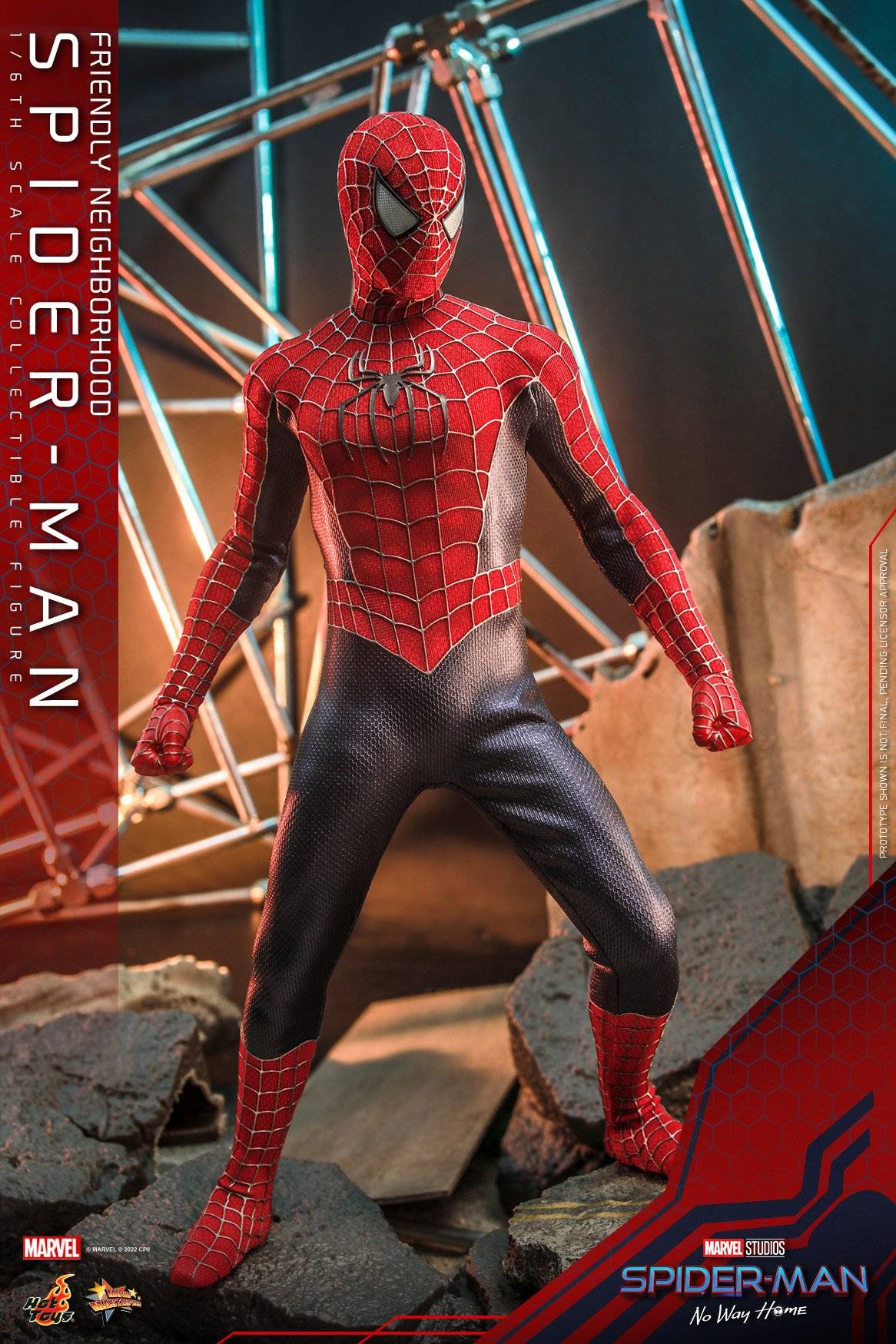 Friendly Neighborhood SpiderMan Hot Toys MMS661 SpiderMan No Way Home 1/6th scale Friendly Neighborhood SpiderMan Hot Toys MMS661 SpiderMan No Way Home 1/6th scale
