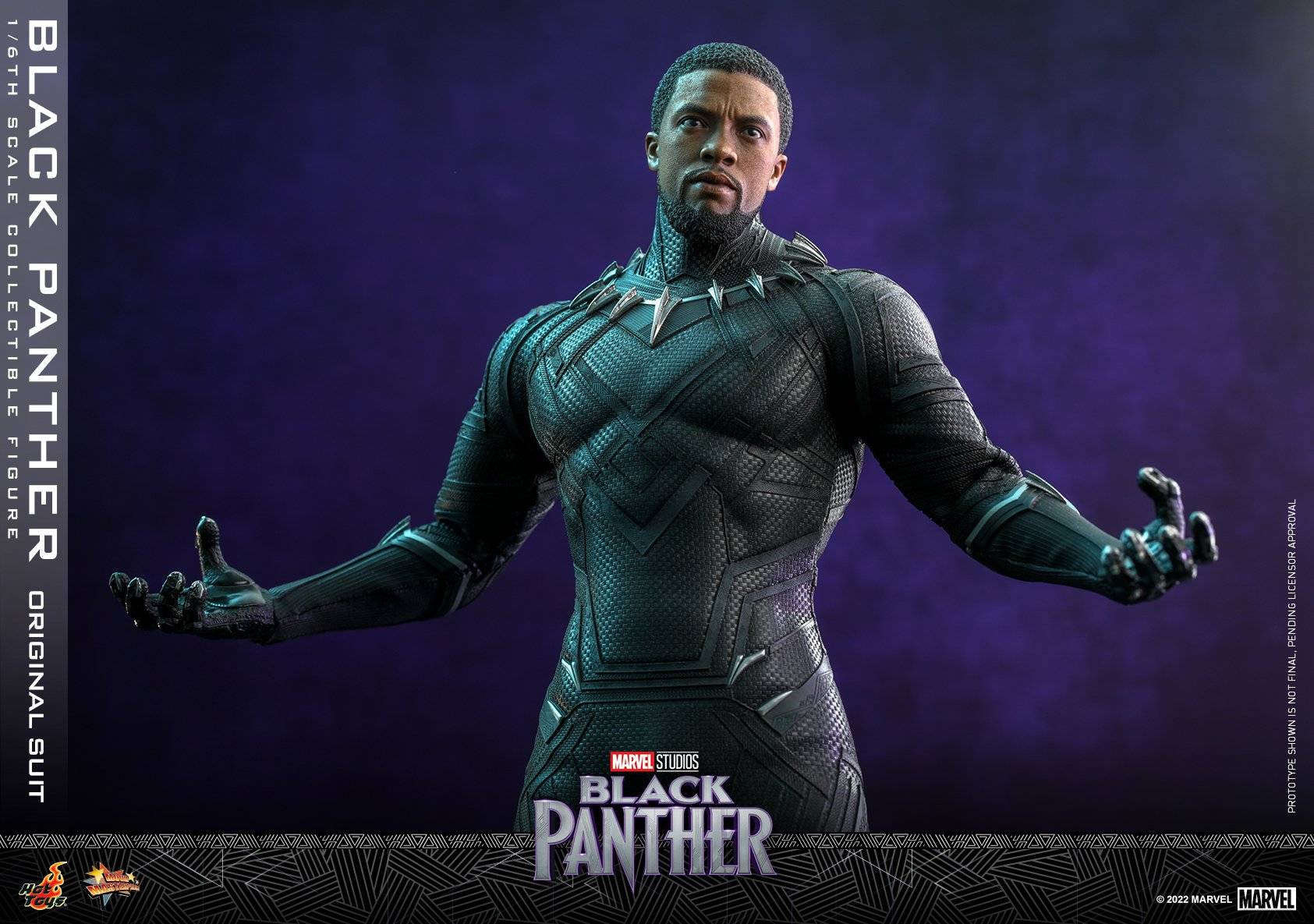 Black Panther (Original Suit) Hot Toys MMS671 1/6th scale Collectible