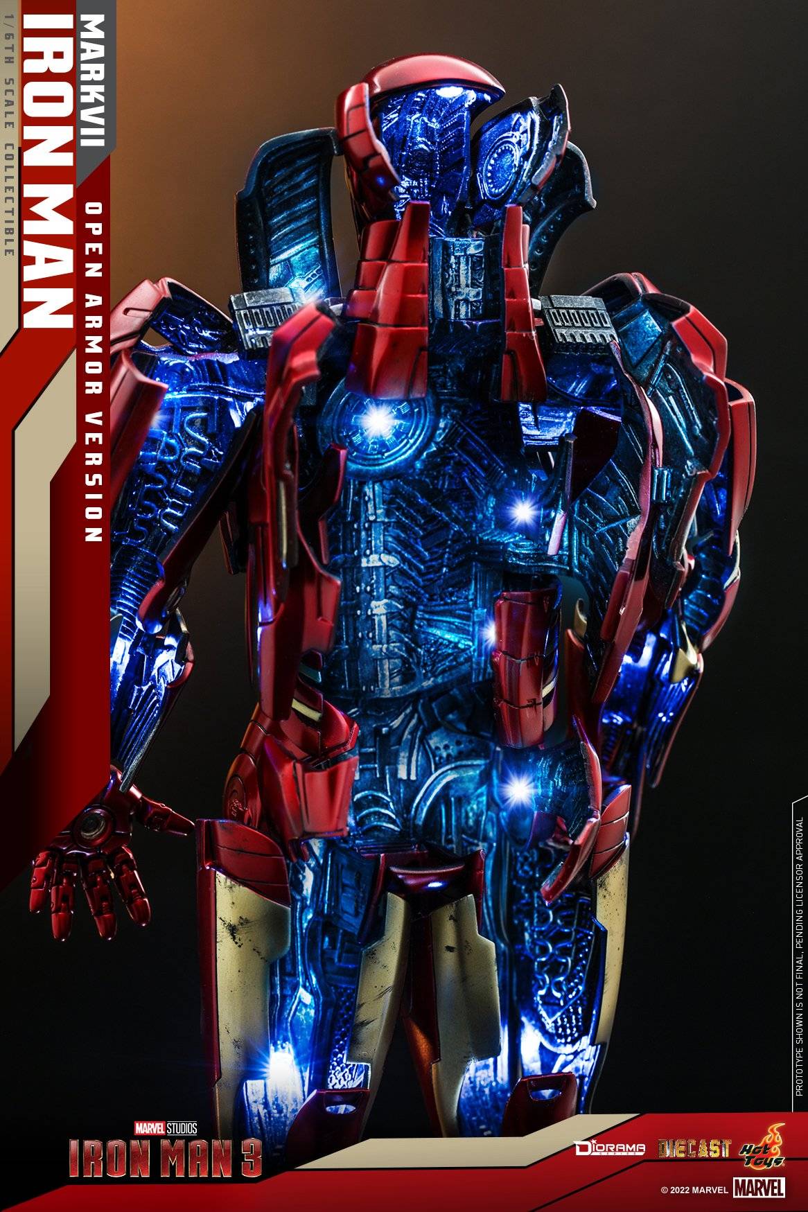 Iron Man Mark VII (Open Armor Version) Hot Toys DS004D51 Iron Man 3 1/6th scale Collectible