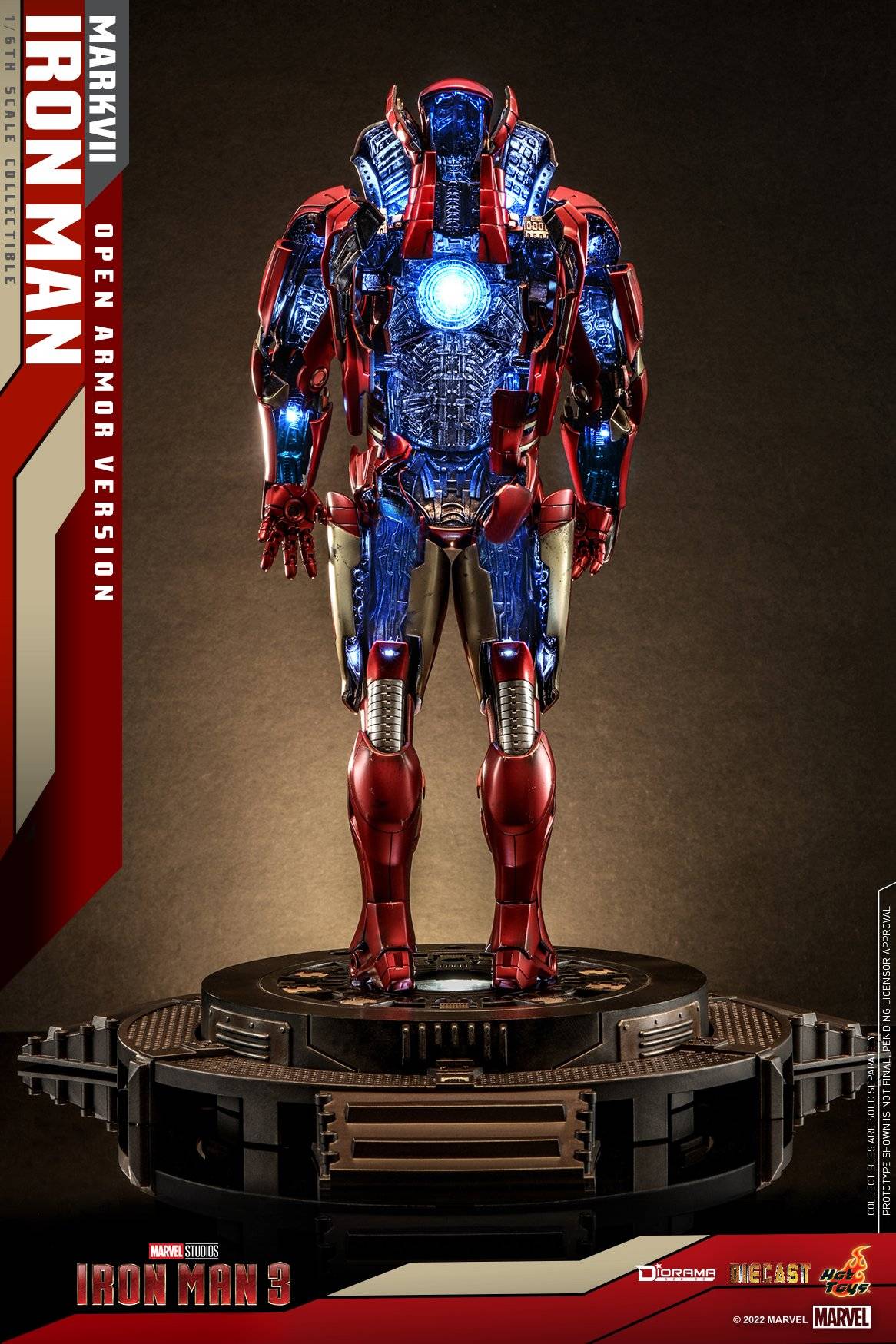 Iron Man Mark VII (Open Armor Version) Hot Toys DS004D51 Iron Man 3 1/6th scale Collectible