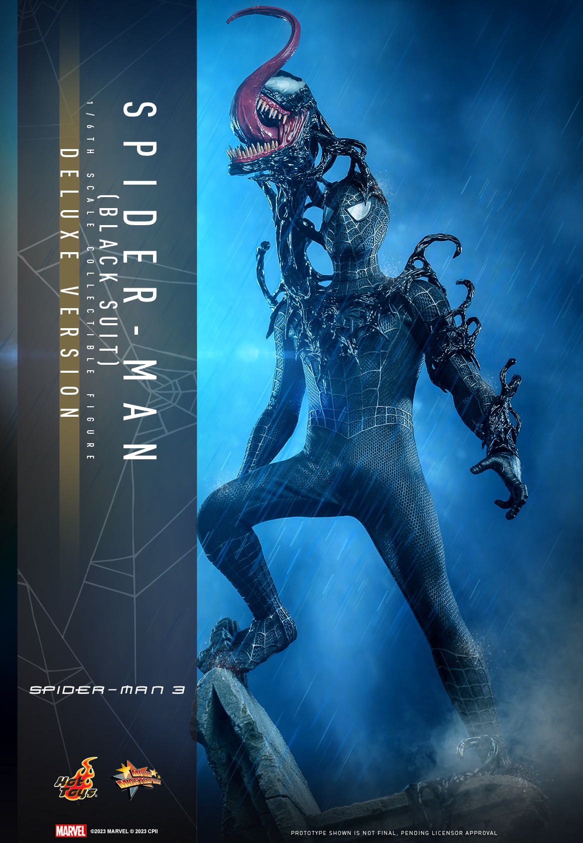 SpiderMan (Black Suit)(Deluxe Version) Hot Toys MMS728 1/6th scale