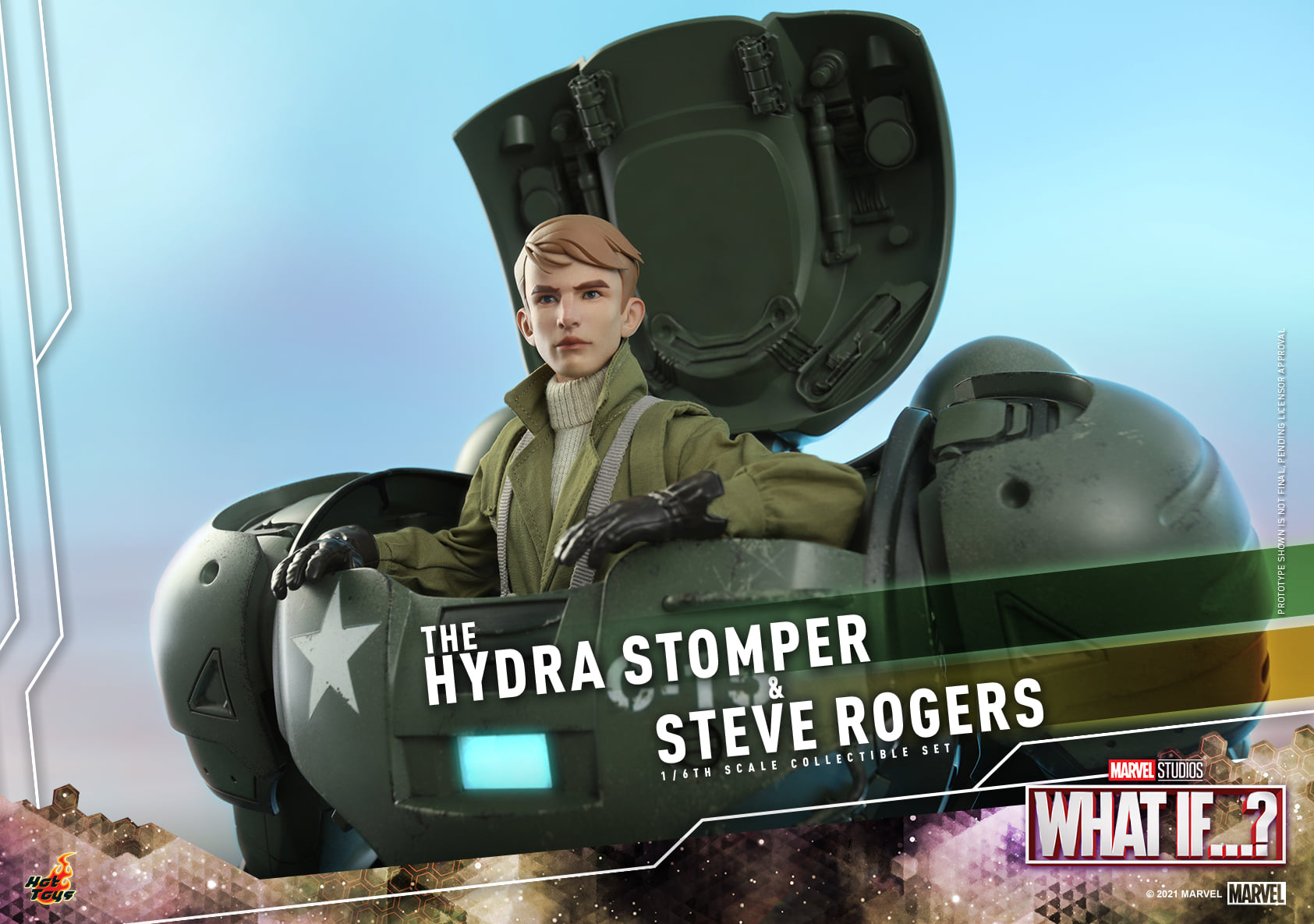 The Hydra Stomper And Steve Rogers - Hot Toys TMS060 1/6th Scale Collectible Set -superhero-scifi-robot Sales 2023 Vwuwlfvs1633289907