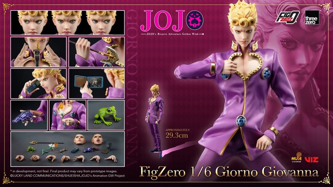 threezero 3Z0657 1/6 Scale JOJO's Bizarre Adventure Giorno Giovanna