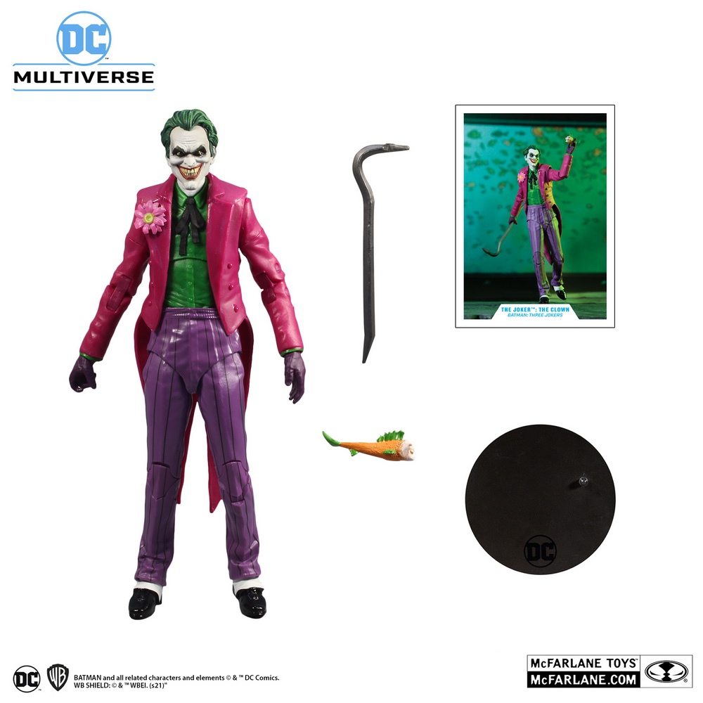 McFarlane Toys The Joker (The Clown) - McFarlane Toy Batman Three Jokers DC Multiverse 14 McFarlane Toys The Joker (The Clown) - McFarlane Toy Batman Three Jokers DC Multiverse -action_heroes_kaiju Sales Store FwHHlLyU1634639722