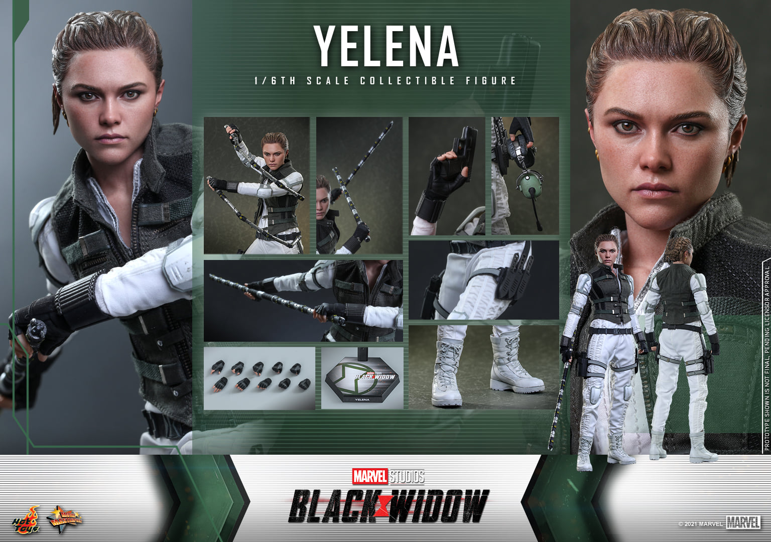 Yelena - Hot Toys MMS622 1/6th Scale Black Widow Collectible Figure -superhero-scifi-robot Sales 2023 l92tpL3l1634754570