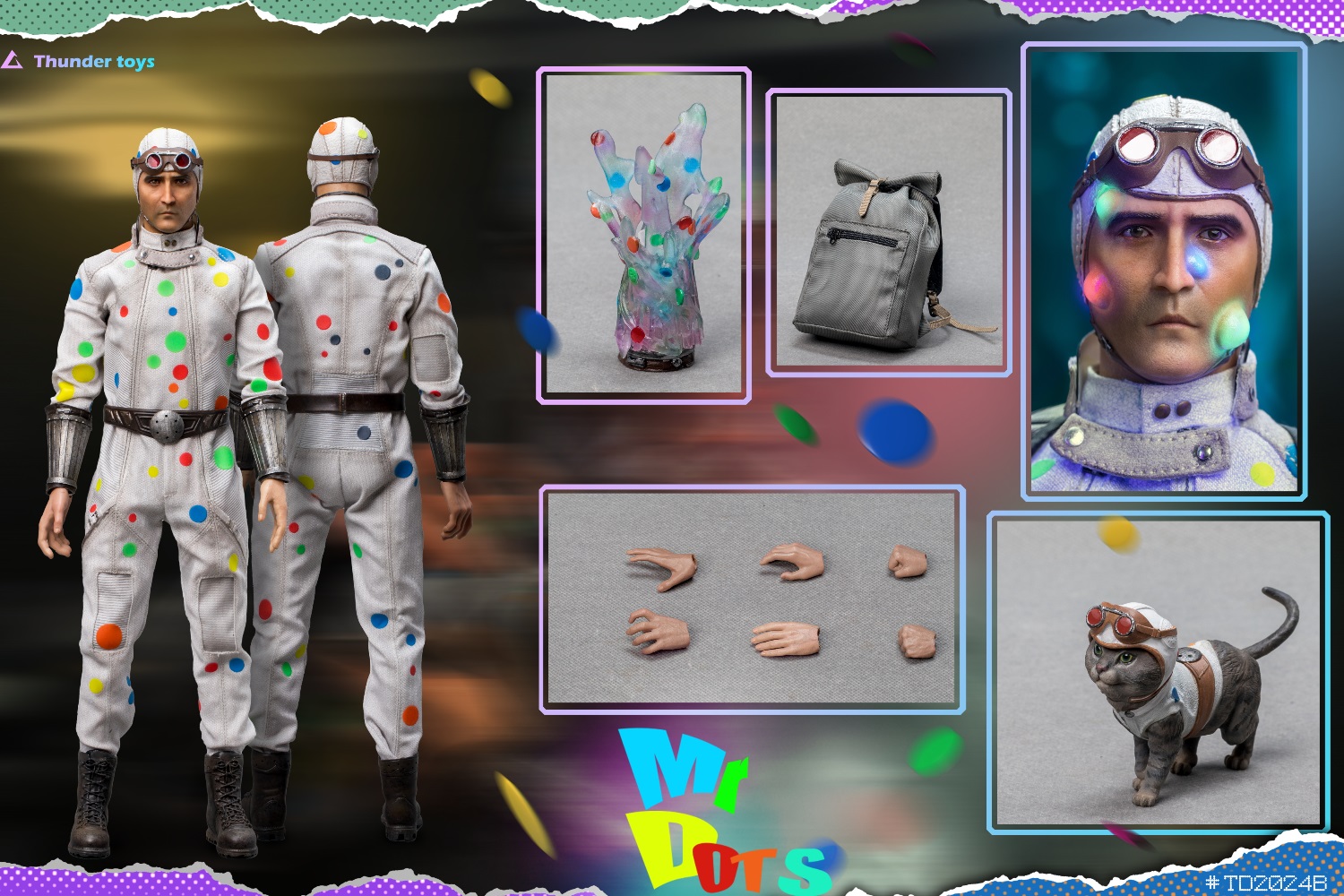 Mr Dots (B Version) - Thunder Toys 1/6th Scale -superhero-scifi-robot Sales 2023