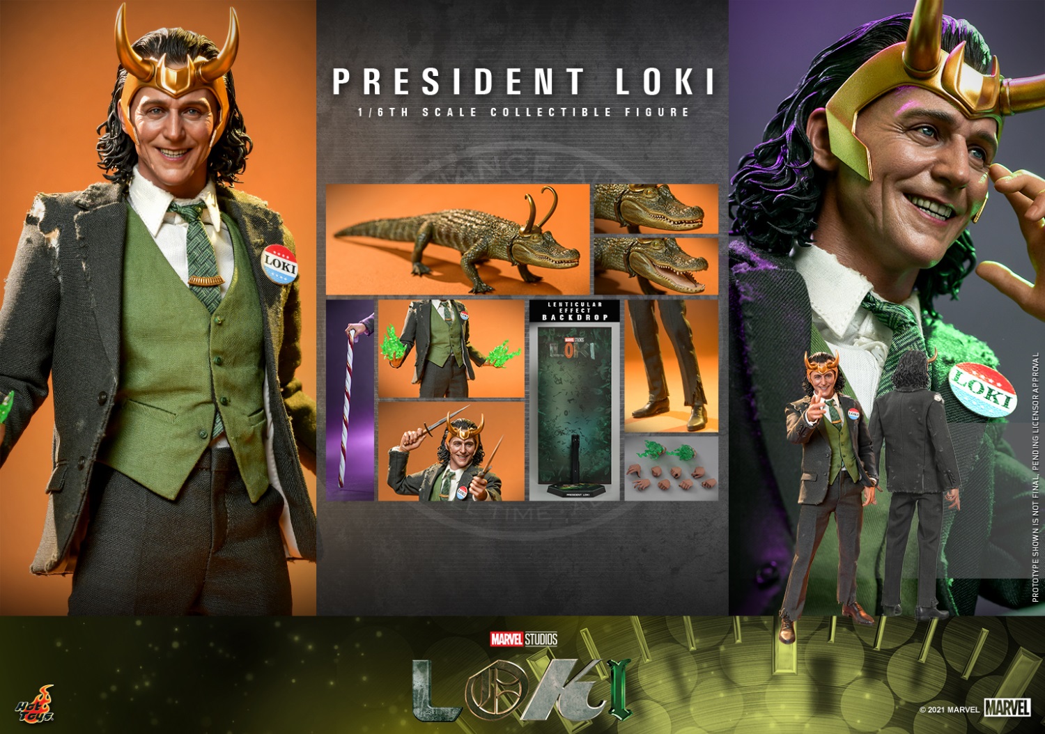 President Loki - Hot Toys TMS066 1/6th Scale Loki Collectible Figure -superhero-scifi-robot Sales 2023